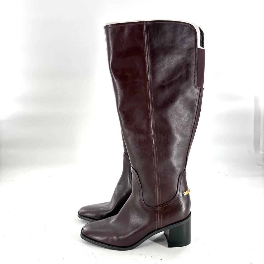 Naturalizer 27 Edit Edda Over The Knee Wide Calf Boot 7.5 Brown NWOT OTK Heel - Picture 4 of 7